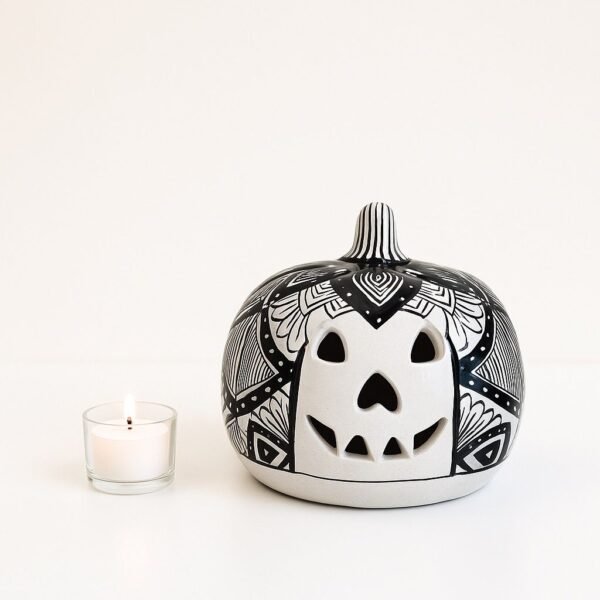 Hand-Painted Ceramic Jack-O’-Lantern