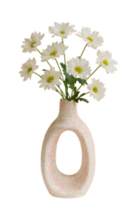 Textured Oval Ceramic Vase, Modern Minimalist Sculptural Home Decor